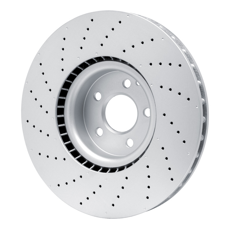 Mercedes-Benz SL450 Brake Rotor (1) - Front - R1 Concepts - GEOSPEC Coated Rotor - Drilled - `13-`20